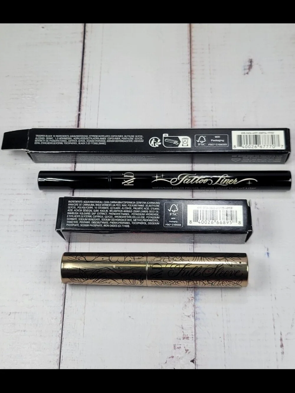 Kat Von D Tattoo Liquid Eye Liner & Full Sleeve Mascara Bundle BNIB